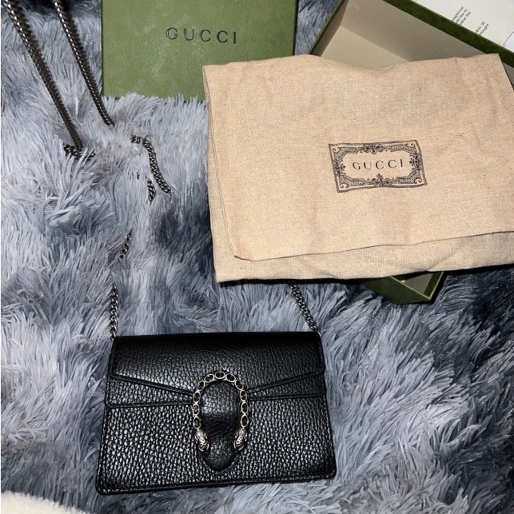 GUCCI DIONYSUS leather super mini bag